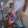 Пробую свежеприобретенный кальян