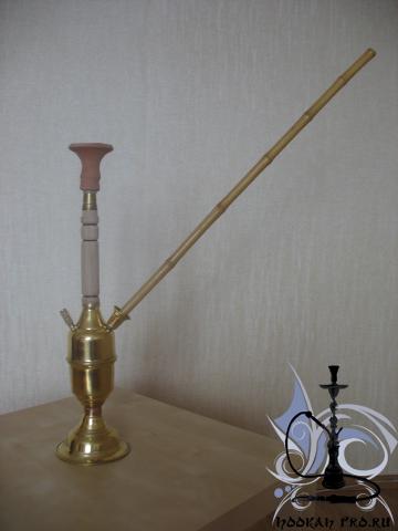 Brass and wooden goza Brass and wooden goza