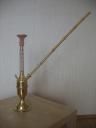 Brass and wooden goza