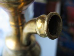Vintage nargile hose port